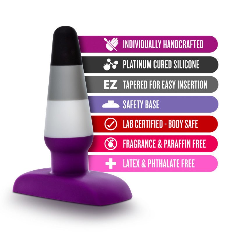 Buy Avant Pride P7 - Ace - Coloured 10.8 cm Butt Plug at NZ’s Mega Adult Toys Store. Discover premium sex toys with discreet shipping at the best price in NZ