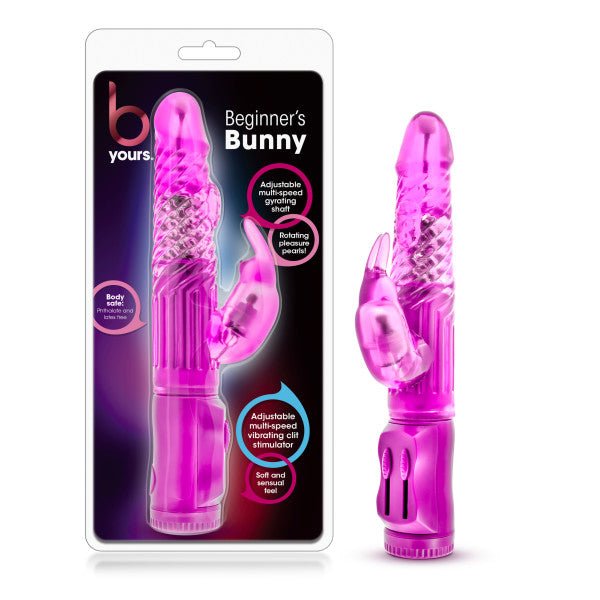 Buy B Yours - Beginner's Bunny - Pink 22.2 cm (8.75'') Rabbit Vibrator at NZ’s Mega Adult Toys Store. Discover premium sex toys with discreet shipping at the best price in NZ