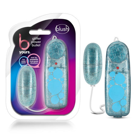 Buy B Yours Glitter Power Bullet - Blue - Glitter Blue 5.5 cm Bullet at NZ’s Mega Adult Toys Store. Discover premium sex toys with discreet shipping at the best price in NZ