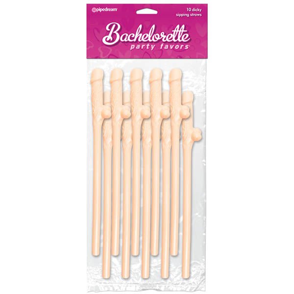 Buy Bachelorette Party Favors - Dicky Sipping Straws - Flesh Straws - Set of 10 at NZ’s Mega Adult Toys Store. Discover premium sex toys with discreet shipping at the best price in NZ