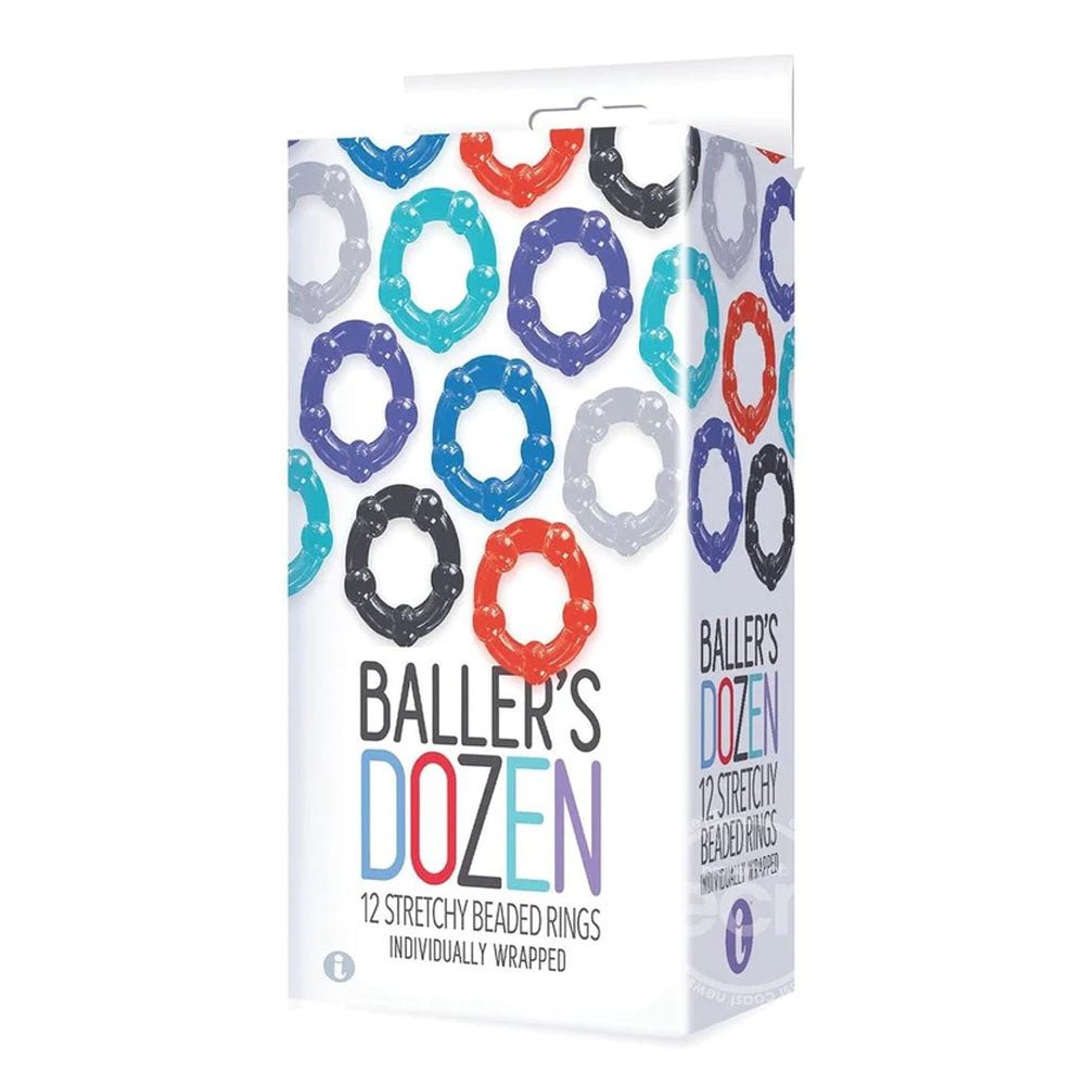 Buy Baller's Dozen - Beaded - Individually Wrapped Cock Rings - Pack of 12 at NZ’s Mega Adult Toys Store. Discover premium sex toys with discreet shipping at the best price in NZ