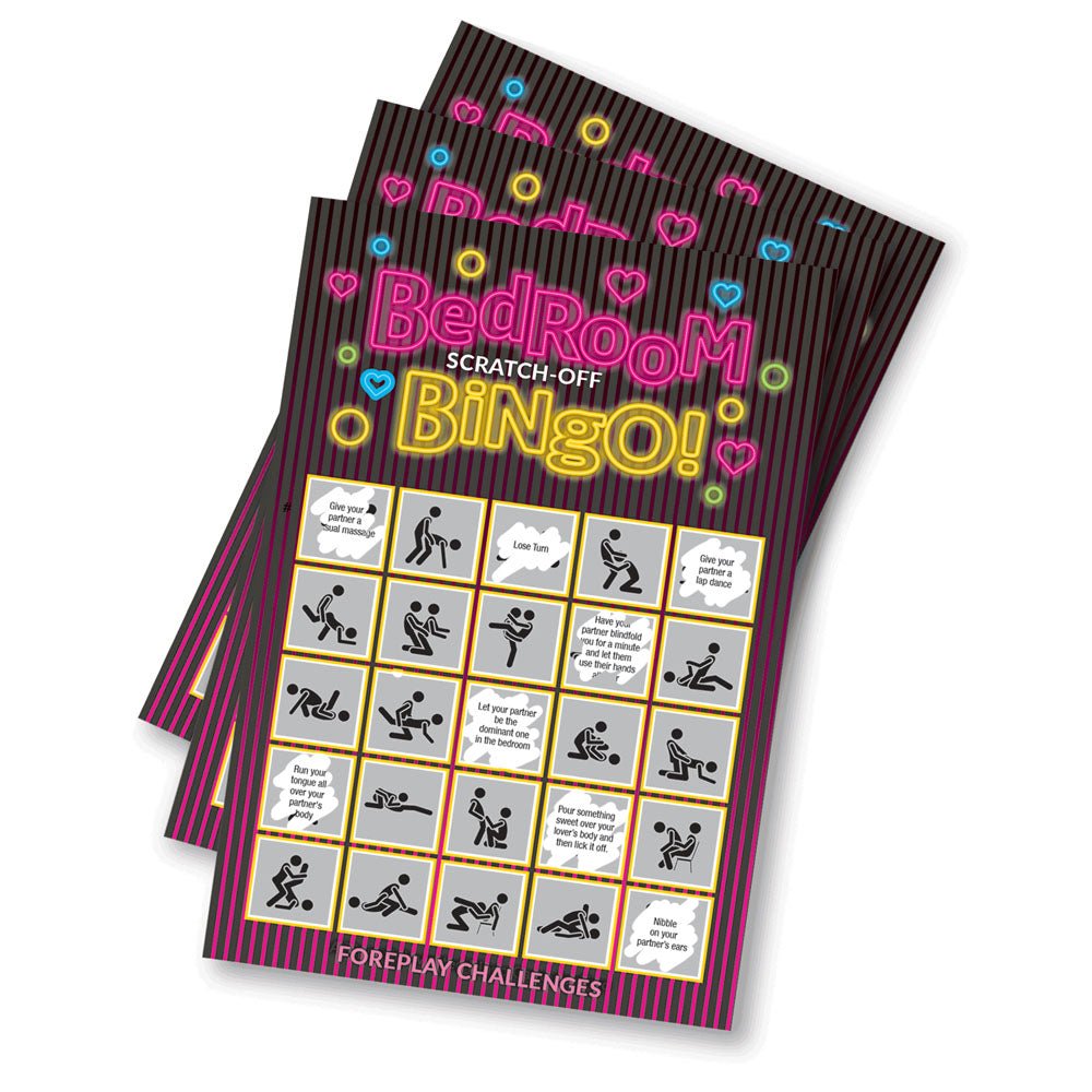 Buy Bedroom Bingo - Foreplay Scratcher Card at NZ’s Mega Adult Toys Store. Discover premium sex toys with discreet shipping at the best price in NZ