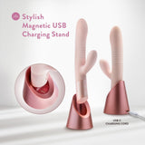 Buy Blush - Fraya - Pink - Pink 24.1 cm USB Rechargeable Thrusting Rabbit Vibrator at NZ’s Mega Adult Toys Store. Discover premium sex toys with discreet shipping at the best price in NZ