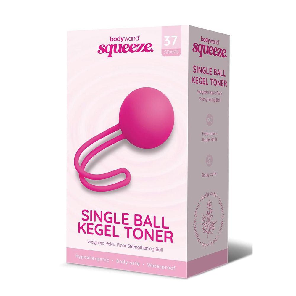 Buy Bodywand Squeeze Single Ball Kegel Toner - Pink Kegel Ball - 37 grams at NZ’s Mega Adult Toys Store. Discover premium sex toys with discreet shipping at the best price in NZ