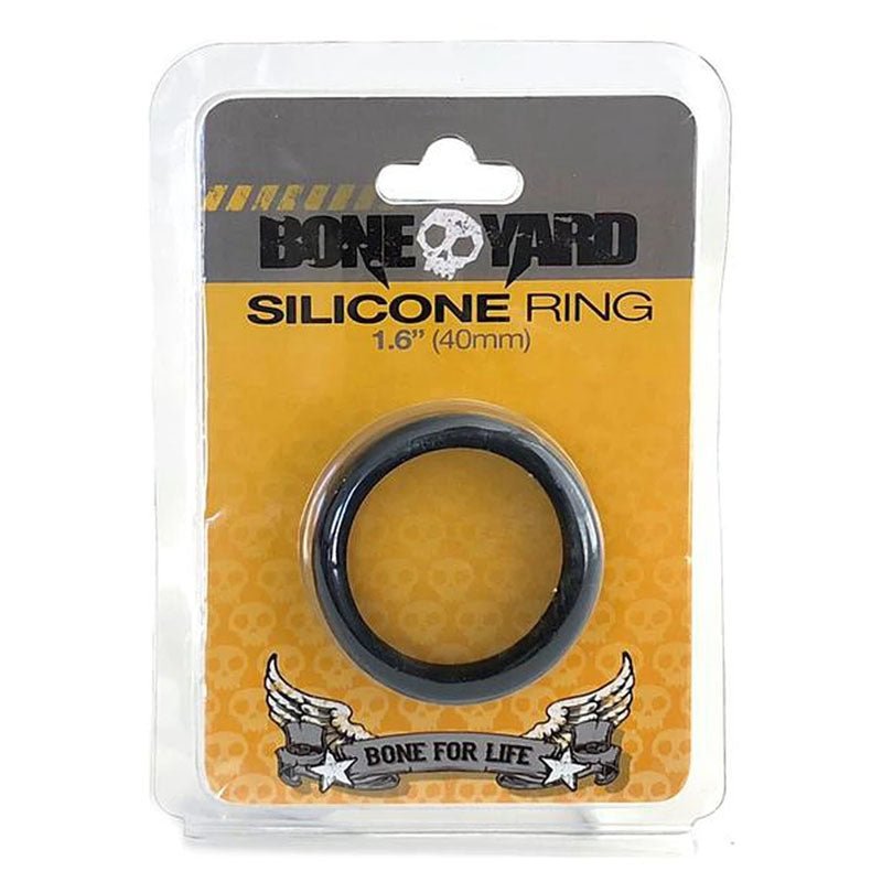 Buy Boneyard Silicone Ring 40mm - Black 40 mm Cock Ring at NZ’s Mega Adult Toys Store. Discover premium sex toys with discreet shipping at the best price in NZ