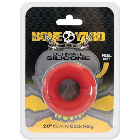 Buy Boneyard Ultimate Silicone Cock Ring Red - Red 50mm Cock Ring at NZ’s Mega Adult Toys Store. Discover premium sex toys with discreet shipping at the best price in NZ