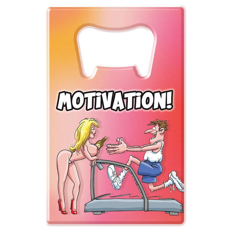 Buy Bottle Opener - Motivation - Novelty Bottle Opener at NZ’s Mega Adult Toys Store. Discover premium sex toys with discreet shipping at the best price in NZ