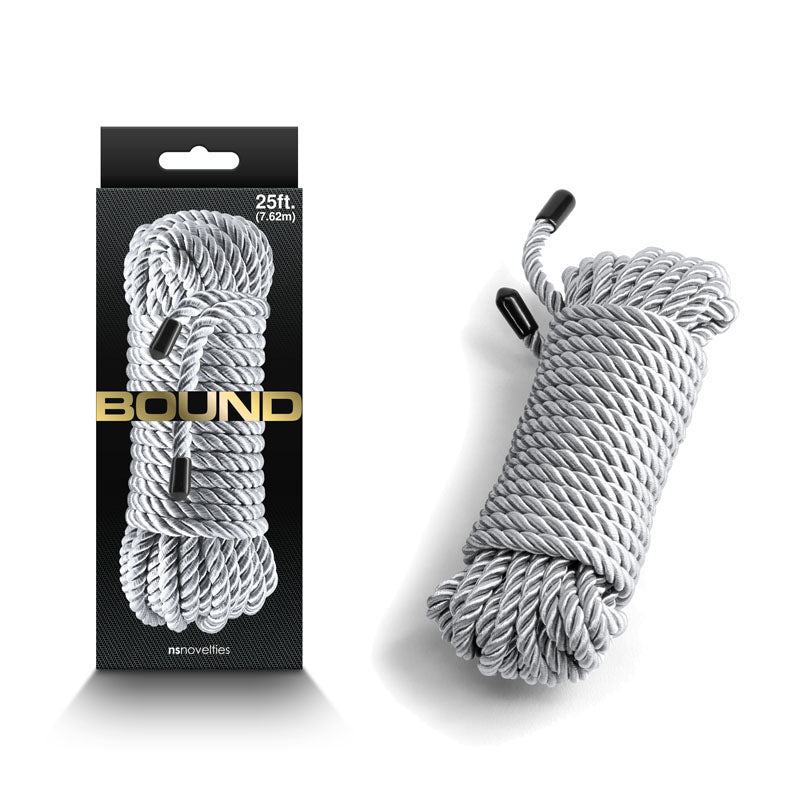 Buy Bound Rope - Silver - Silver Bondage Rope - 7.6 metre length at NZ’s Mega Adult Toys Store. Discover premium sex toys with discreet shipping at the best price in NZ