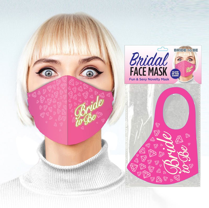 Buy Bridal Face Mask - Bride To Be - Glow Pink Novelty Mask at NZ’s Mega Adult Toys Store. Discover premium sex toys with discreet shipping at the best price in NZ