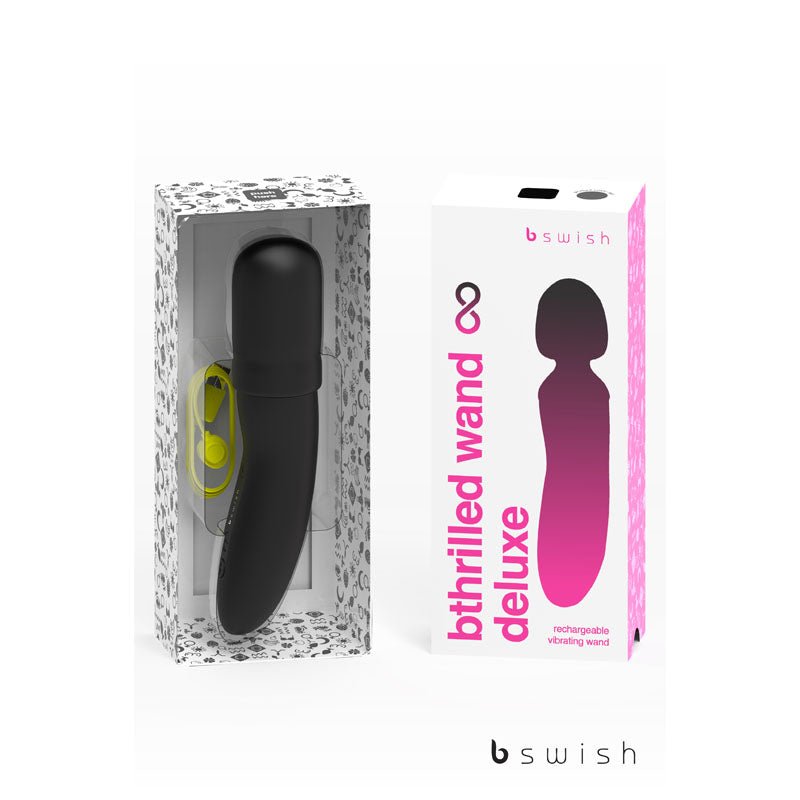 Buy Bthrilled Premium - Noir               - Black 21 cm USB Rechargeable Massage Wand at NZ’s Mega Adult Toys Store. Discover premium sex toys with discreet shipping at the best price in NZ