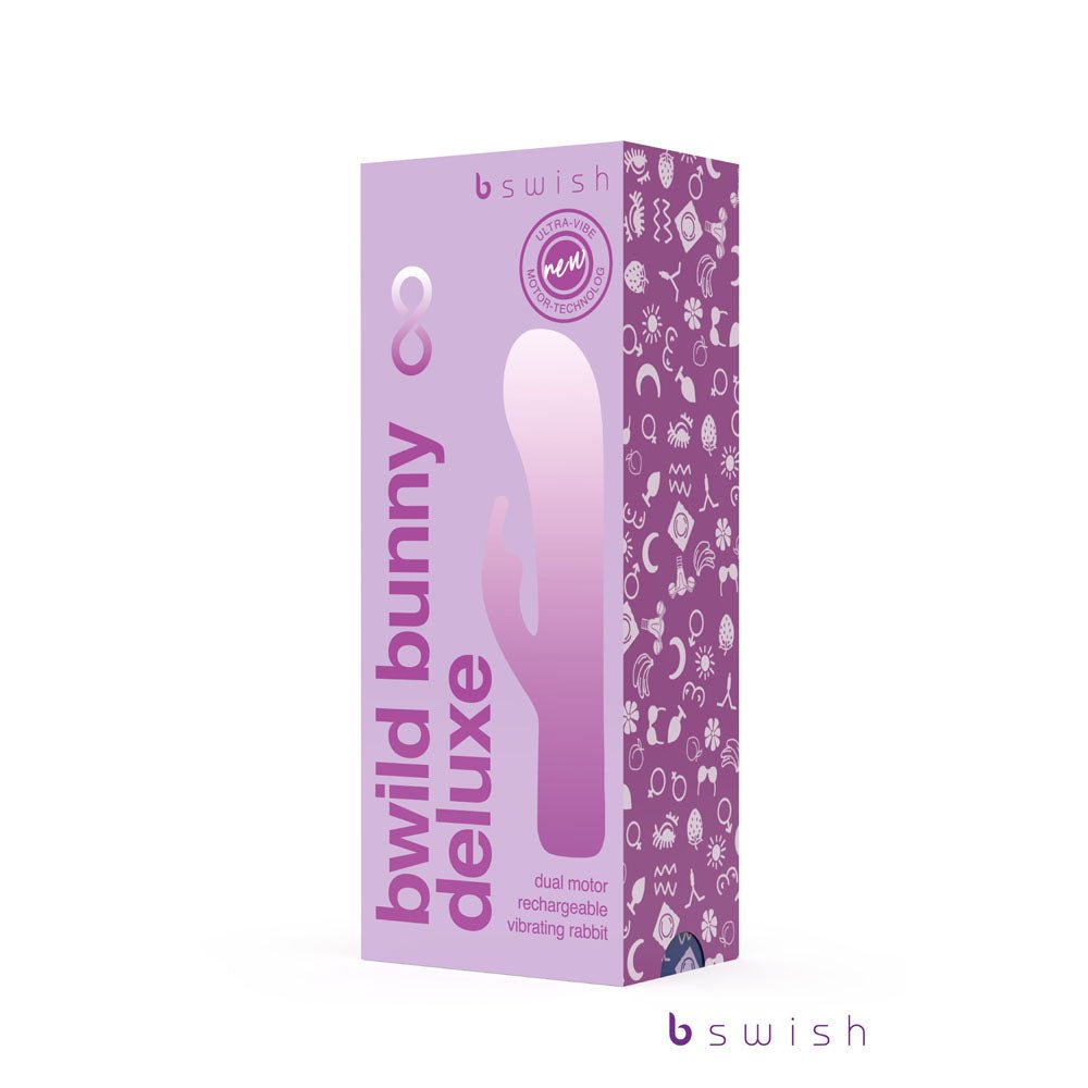 Buy Bwild Bunny Infinite Deluxe - Purple - Purple 19.3 cm USB Rechargeable Rabbit Vibrator at NZ’s Mega Adult Toys Store. Discover premium sex toys with discreet shipping at the best price in NZ