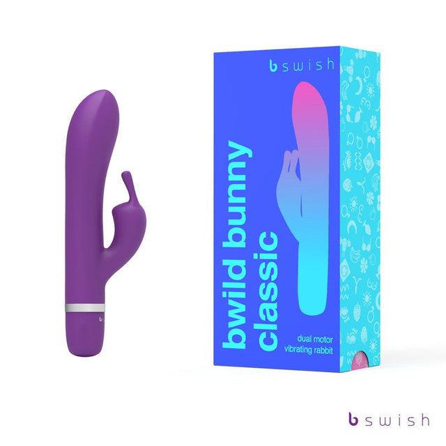 Buy Bwild Classic Bunny - Purple - Purple 15.2 cm (6'') Rabbit Vibrator at NZ’s Mega Adult Toys Store. Discover premium sex toys with discreet shipping at the best price in NZ