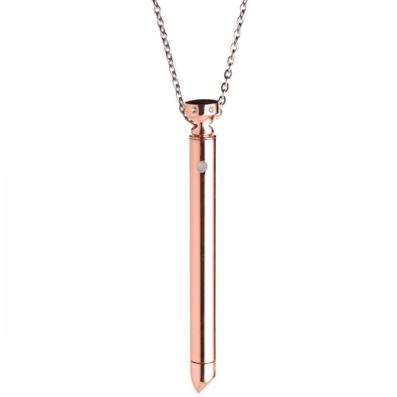 Buy Charmed 7X Vibrating Necklace - Rose Gold 11 cm USB Rechargeable Vibrating Necklace at NZ’s Mega Adult Toys Store. Discover premium sex toys with discreet shipping at the best price in NZ