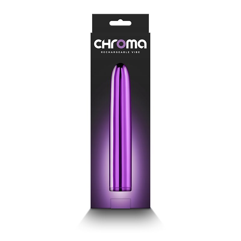 Buy Chroma - Purple - Metallic Purple 17 cm USB Rechargeable Vibrator at NZ’s Mega Adult Toys Store. Discover premium sex toys with discreet shipping at the best price in NZ