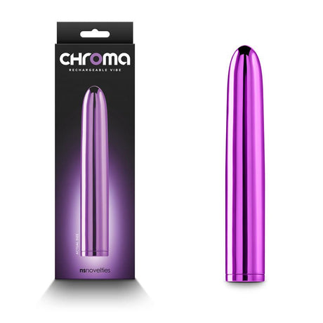 Buy Chroma - Purple - Metallic Purple 17 cm USB Rechargeable Vibrator at NZ’s Mega Adult Toys Store. Discover premium sex toys with discreet shipping at the best price in NZ