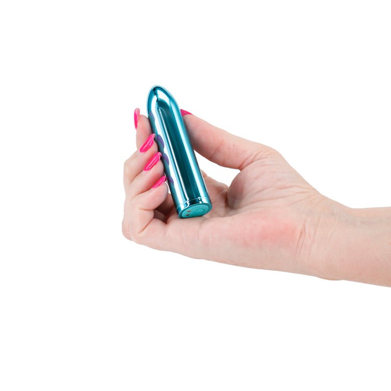 Buy Chroma Petite Bullet - Teal - Metallic Teal 8.7 cm USB Rechargeable Bullet at NZ’s Mega Adult Toys Store. Discover premium sex toys with discreet shipping at the best price in NZ