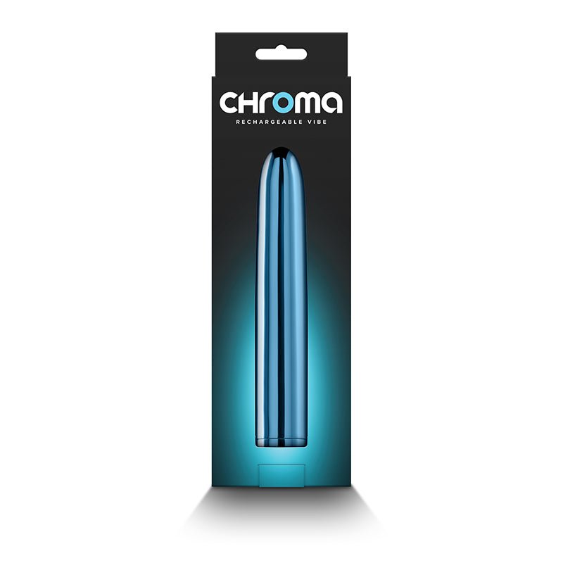 Buy Chroma - Teal - Metallic Teal 17 cm USB Rechargeable Vibrator at NZ’s Mega Adult Toys Store. Discover premium sex toys with discreet shipping at the best price in NZ