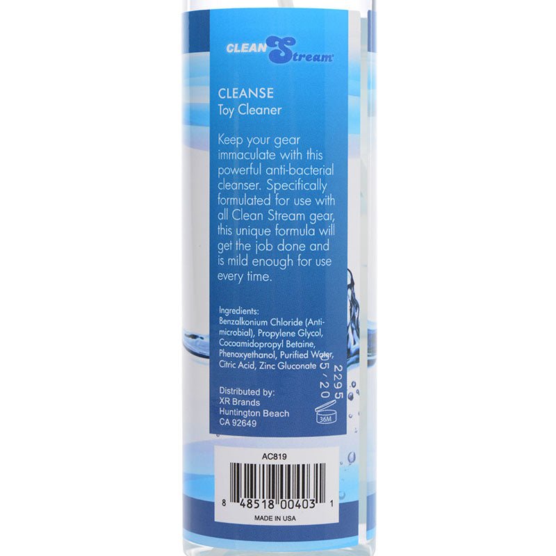 Buy CleanStream Cleanse Toy Cleaner - 235 ml Bottle at NZ’s Mega Adult Toys Store. Discover premium sex toys with discreet shipping at the best price in NZ