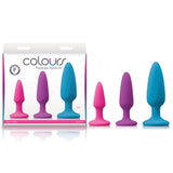 Buy Colours Pleasures Trainer Kit - Coloured Butt Plugs - Set of 3 Sizes at NZ’s Mega Adult Toys Store. Discover premium sex toys with discreet shipping at the best price in NZ