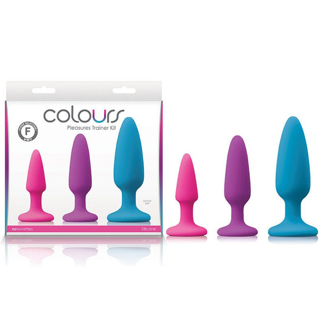 Buy Colours Pleasures Trainer Kit - Coloured Butt Plugs - Set of 3 Sizes at NZ’s Mega Adult Toys Store. Discover premium sex toys with discreet shipping at the best price in NZ