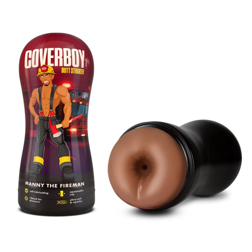 Buy Coverboy Manny The Fireman - Tan Male Ass Stroker at NZ’s Mega Adult Toys Store. Discover premium sex toys with discreet shipping at the best price in NZ