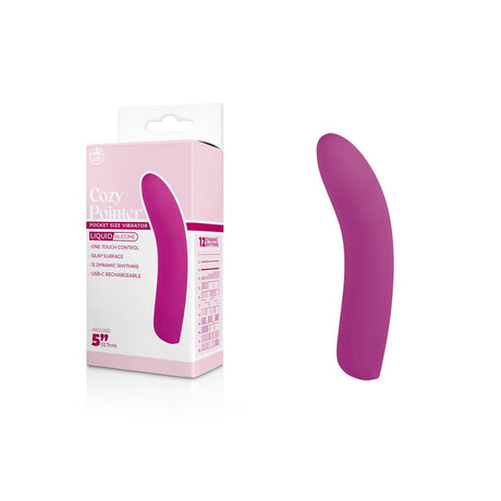 Buy Cozy Pointer - Pink - Pink 12.7 USB Rechargeable Mini Vibrator at NZ’s Mega Adult Toys Store. Discover premium sex toys with discreet shipping at the best price in NZ