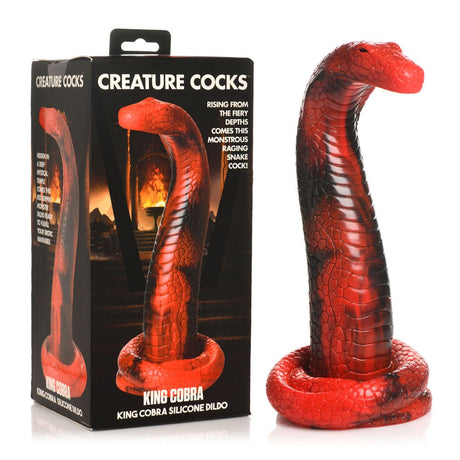 Buy Creature Cocks King Cobra Silicone Dildo - Red 21.4 cm Fantasy Dildo at NZ’s Mega Adult Toys Store. Discover premium sex toys with discreet shipping at the best price in NZ