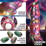 Buy Creature Cocks Larva Silicone Dildo - Coloured 22.9 cm Fantasy Dildo with Eggs at NZ’s Mega Adult Toys Store. Discover premium sex toys with discreet shipping at the best price in NZ