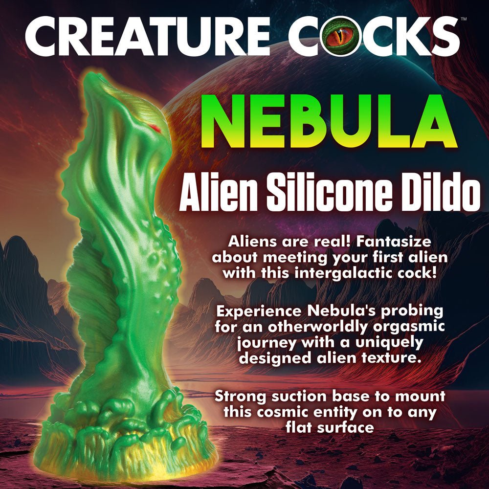 Buy Creature Cocks Nebula - Green 19.3 cm Alien Fantasy Dildo at NZ’s Mega Adult Toys Store. Discover premium sex toys with discreet shipping at the best price in NZ