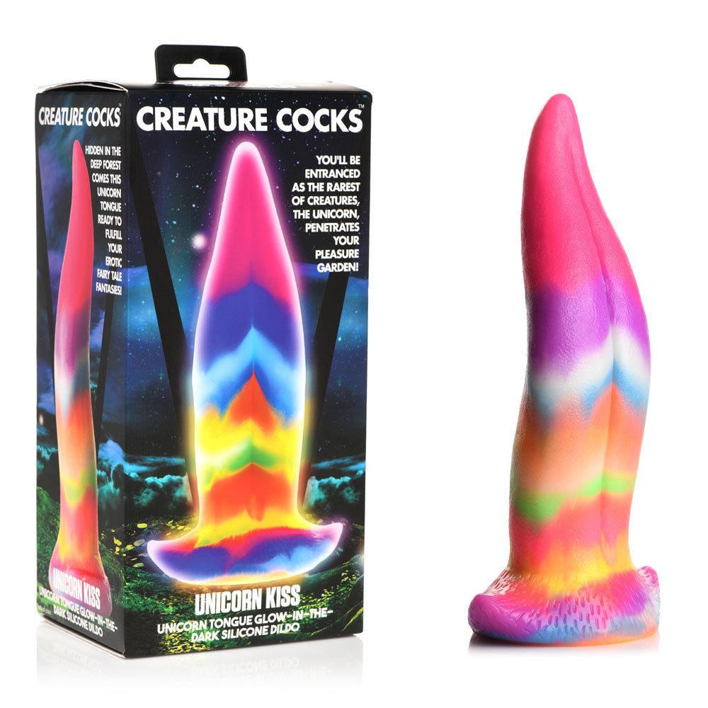 Buy Creature Cocks Unicorn Kiss Silicone Dildo - Coloured 21.4 cm Fantasy Unicorn Tongue Dildo at NZ’s Mega Adult Toys Store. Discover premium sex toys with discreet shipping at the best price in NZ