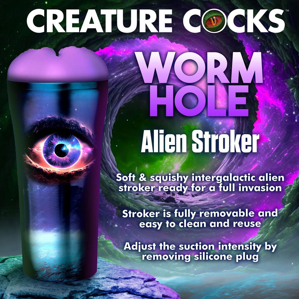 Buy Creature Cocks Wormhole Alien Stroker - Purple Fantasy Stroker at NZ’s Mega Adult Toys Store. Discover premium sex toys with discreet shipping at the best price in NZ