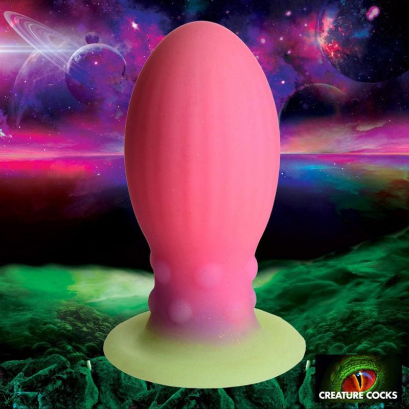 Buy Creature Cocks Xeno Egg - Glow in Dark Pink 13.3 cm Large Fantasy Plug at NZ’s Mega Adult Toys Store. Discover premium sex toys with discreet shipping at the best price in NZ