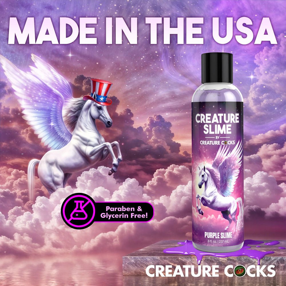 Buy Creature Slime by Creature Cocks - Purple Slime - Purple Water Based Lubricant - 237 ml Bottle at NZ’s Mega Adult Toys Store. Discover premium sex toys with discreet shipping at the best price in NZ