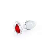 Buy Crystal Desires - Red Heart - Small - Clear Glass 7.3 cm Butt Plug with Red Heart Gem Base at NZ’s Mega Adult Toys Store. Discover premium sex toys with discreet shipping at the best price in NZ