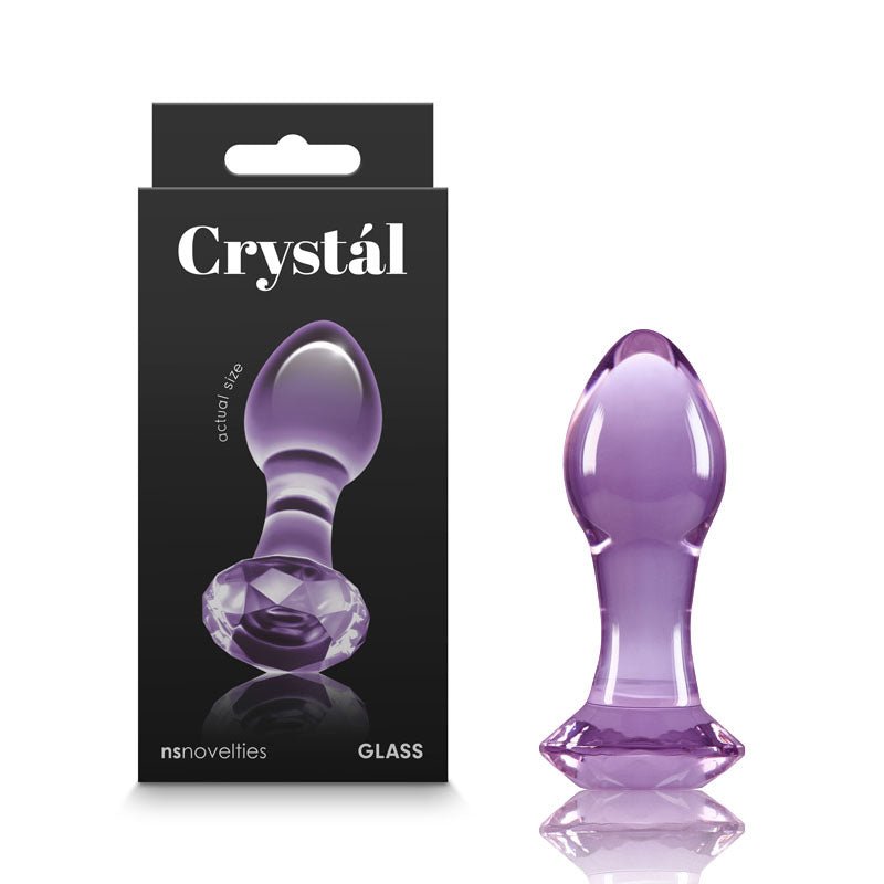 Buy Crystal Gem - Purple - Purple 9 cm Glass Butt Plug at NZ’s Mega Adult Toys Store. Discover premium sex toys with discreet shipping at the best price in NZ