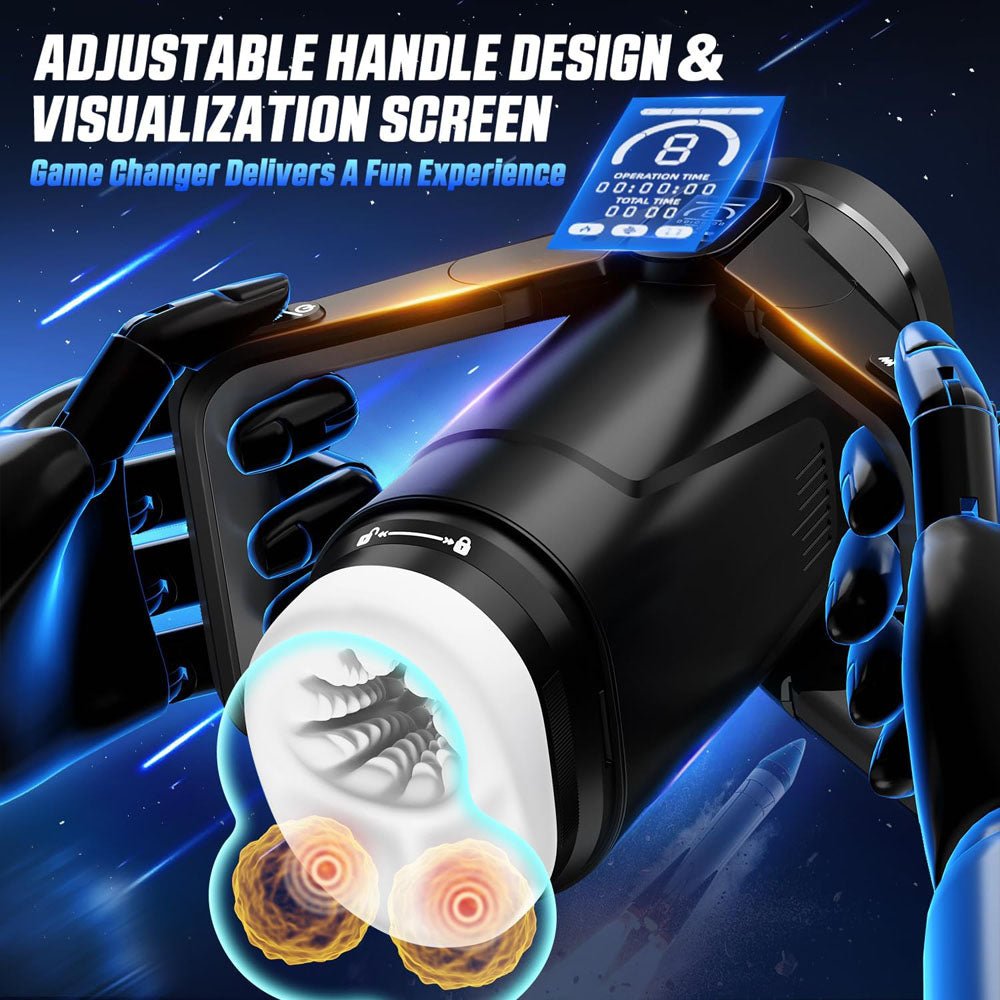 Buy CyberSkin The Wing - Black USB Rechargeable Thrusting & Massaging Auto Masturbator with Heater at NZ’s Mega Adult Toys Store. Discover premium sex toys with discreet shipping at the best price in NZ