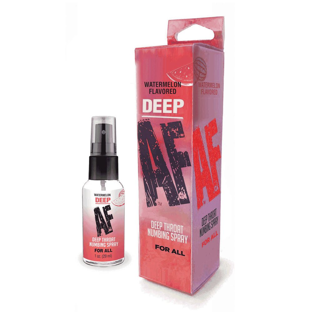 Buy Deep AF - Watermelon - Watermelon Flavoured Deep Throat Spray - 29 ml at NZ’s Mega Adult Toys Store. Discover premium sex toys with discreet shipping at the best price in NZ