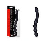 Buy Deep Comber - Black 24 cm Silicone Beaded Double Dildo at NZ’s Mega Adult Toys Store. Discover premium sex toys with discreet shipping at the best price in NZ