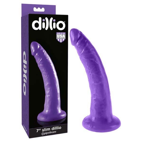 Buy Dillio 7'' Slim - Purple 17.8 cm Dong at NZ’s Mega Adult Toys Store. Discover premium sex toys with discreet shipping at the best price in NZ