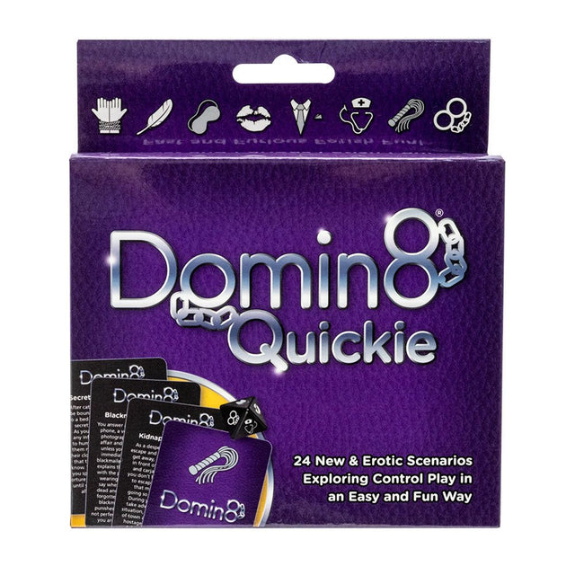 Buy Domin8 Quickie - Couples Card Game at NZ’s Mega Adult Toys Store. Discover premium sex toys with discreet shipping at the best price in NZ