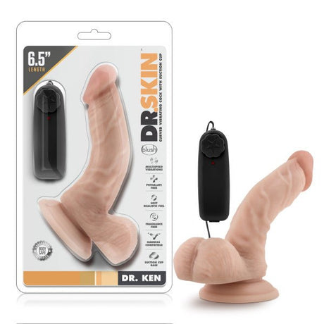 Buy Dr. Skin Dr. Ken - Flesh 16.5 cm (6.5'') Vibrating Dong at NZ’s Mega Adult Toys Store. Discover premium sex toys with discreet shipping at the best price in NZ