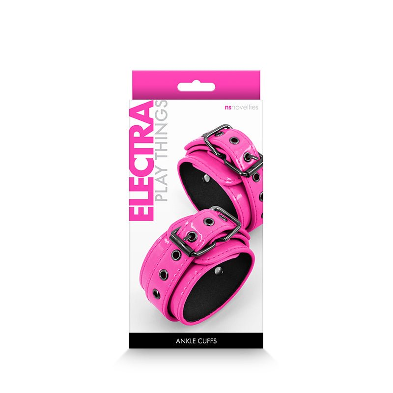 Buy Electra Ankle Cuffs - Pink - Pink Restraints at NZ’s Mega Adult Toys Store. Discover premium sex toys with discreet shipping at the best price in NZ