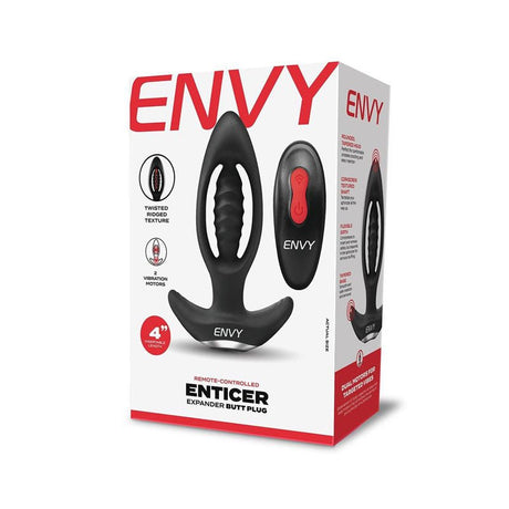 Buy Envy Enticer Expander Butt Plug - Black 12.7 cm USB Rechargeable Butt Plug with Wireless Remote at NZ’s Mega Adult Toys Store. Discover premium sex toys with discreet shipping at the best price in NZ