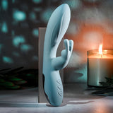 Buy Evolved BOSS BUNNY - Baby Blue 20.1 cm USB Rechargeable Rabbit Vibrator at NZ’s Mega Adult Toys Store. Discover premium sex toys with discreet shipping at the best price in NZ