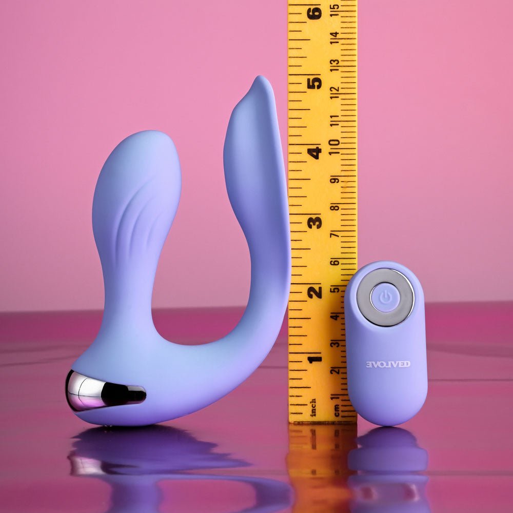 Buy Evolved EVERY WAY PLAY - Purple 12.8 cm USB Rechargeable Rabbit Vibrator with Wireless Remote Control at NZ’s Mega Adult Toys Store. Discover premium sex toys with discreet shipping at the best price in NZ