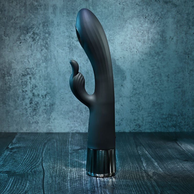 Buy Evolved Heat Up & Chill - Black 24.1 cm USB Rechargeable Heating & Cooling Rabbit Vibrator at NZ’s Mega Adult Toys Store. Discover premium sex toys with discreet shipping at the best price in NZ