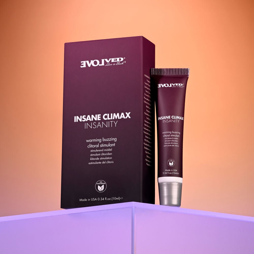 Buy Evolved INSANE CLIMAX - INSANITY - Warming Buzzing Clitoral Stimulation Gel - 10 ml at NZ’s Mega Adult Toys Store. Discover premium sex toys with discreet shipping at the best price in NZ