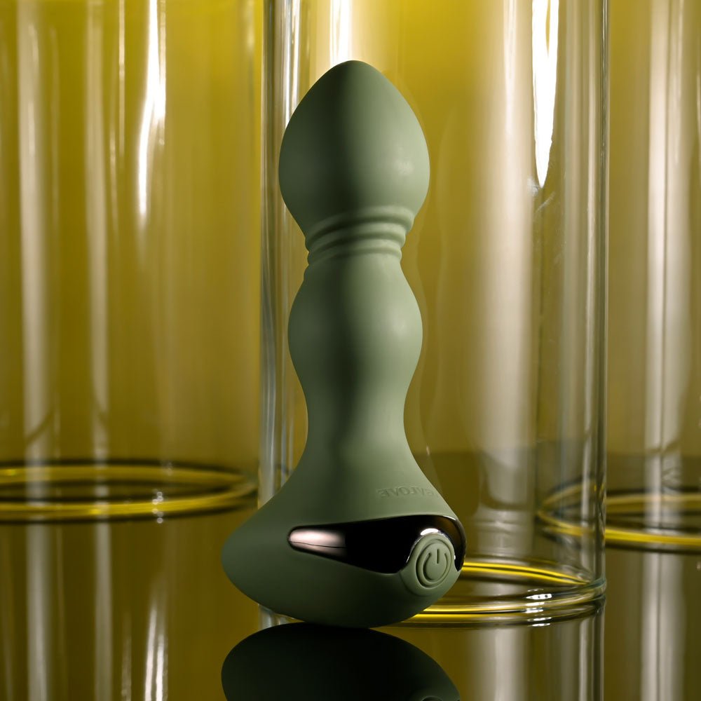 Buy Evolved LIEUTENANT - Green 12.2 cm USB Rechargeable Vibrating Butt Plug at NZ’s Mega Adult Toys Store. Discover premium sex toys with discreet shipping at the best price in NZ