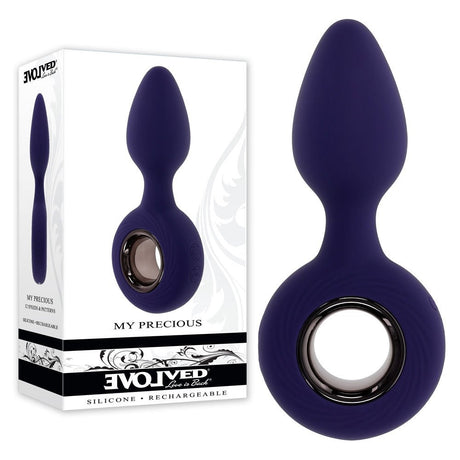 Buy Evolved MY PRECIOUS - Blue 12.7 cm USB Rechargeable Vibrating Butt Plug at NZ’s Mega Adult Toys Store. Discover premium sex toys with discreet shipping at the best price in NZ