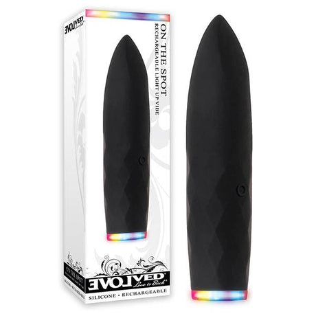 Buy Evolved On The Spot - Black 9.1 cm (3.6'') USB Rechargeable Bullet at NZ’s Mega Adult Toys Store. Discover premium sex toys with discreet shipping at the best price in NZ